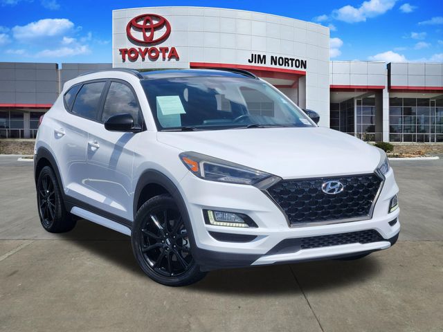Dazzling White 2019 Hyundai Tucson SUV / Crossover Front-Wheel Drive 6-Speed Automatic