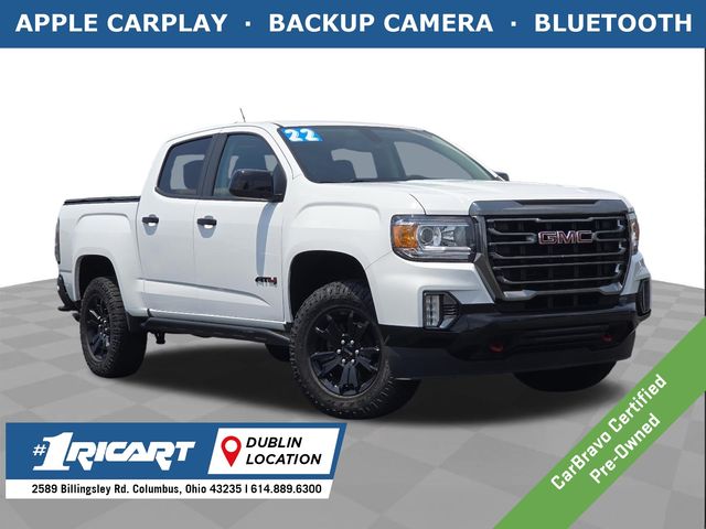Summit White 2022 GMC Canyon Pickup Truck Four-Wheel Drive 8-Speed Automatic