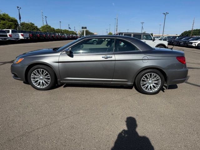 2013 Tungsten Metallic Clearcoat Chrysler 200 Limited FWD Convertible