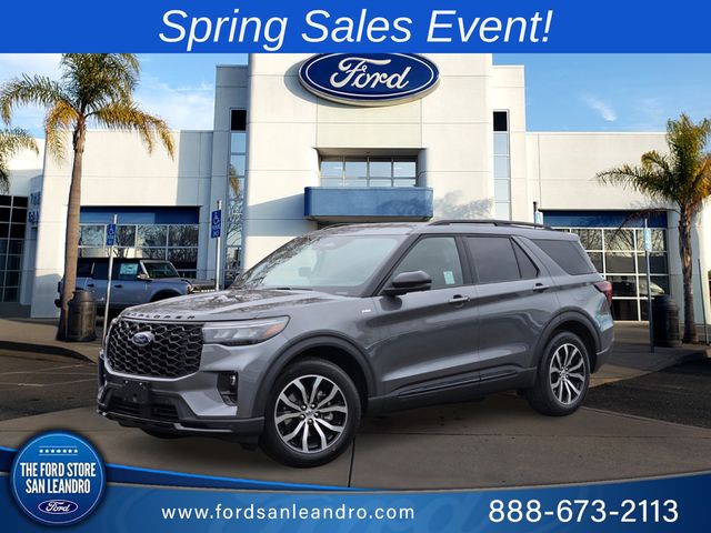 Gray Metallic 2026 Ford Explorer ST-Line RWD SUV / Crossover Rear-Wheel Drive Automatic