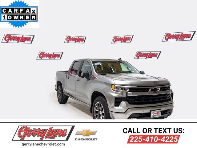 Sterling Gray Metallic 2024 Chevrolet Silverado 1500 Pickup Truck Four-Wheel Drive Automatic