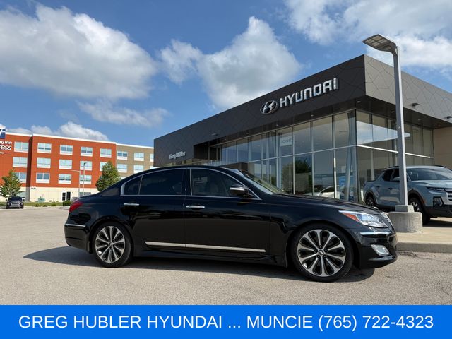 Black Noir Pearl 2013 Hyundai Genesis Sedan Rear-Wheel Drive 8-Speed Automatic