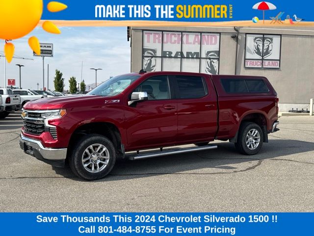 Radiant Red Tintcoat 2024 Chevrolet Silverado 1500 Pickup Truck Four-Wheel Drive Automatic