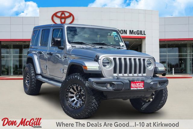 2018 Jeep Wrangler Unlimited Sahara Silver at Emmons Autoplex