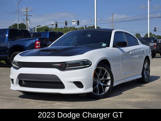 White 2023 Dodge Charger Sedan Rear-Wheel Drive 8-Speed Automatic