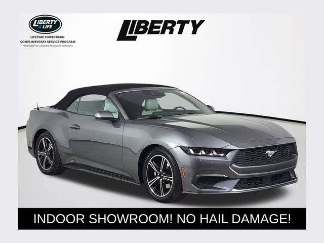 Gray Metallic 2024 Ford Mustang Convertible Rear-Wheel Drive Automatic