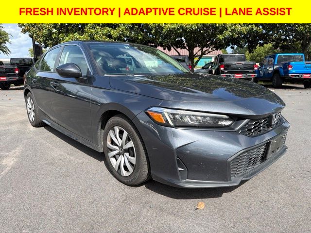Crystal Black Pearl 2025 Honda Civic Sedan Front-Wheel Drive Continuously Variable Transmission