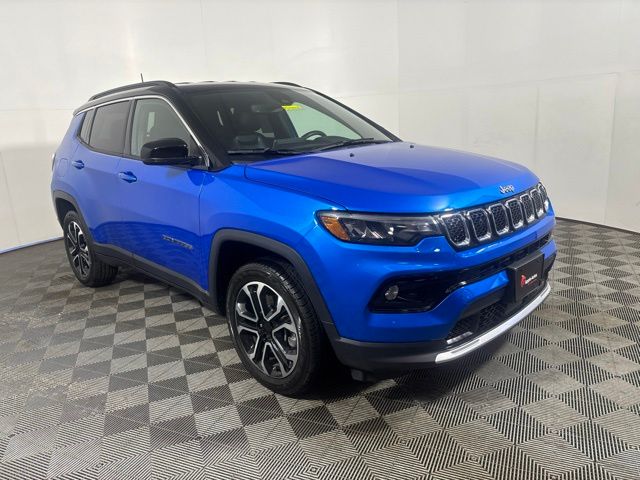 Blue Pearl 2024 Jeep Compass SUV / Crossover Four-Wheel Drive 8-Speed Automatic