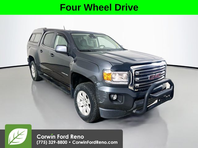 Cyber Gray Metallic 2016 GMC Canyon Pickup Truck Four-Wheel Drive 6-Speed Automatic