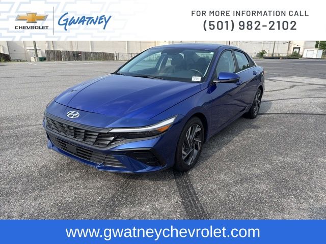Intense Blue 2024 Hyundai Elantra Sedan Front-Wheel Drive Continuously Variable Transmission