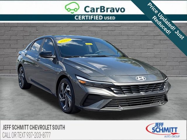 Amazon Gray 2025 Hyundai Elantra Sedan Front-Wheel Drive Continuously Variable Transmission