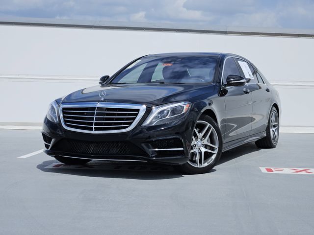 Black 2015 Mercedes-Benz S-Class S 550 4MATIC Sedan All-Wheel Drive 7-Speed Automatic