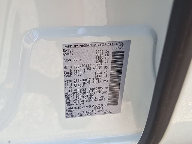 New 2026 White Nissan PRO-X image 29