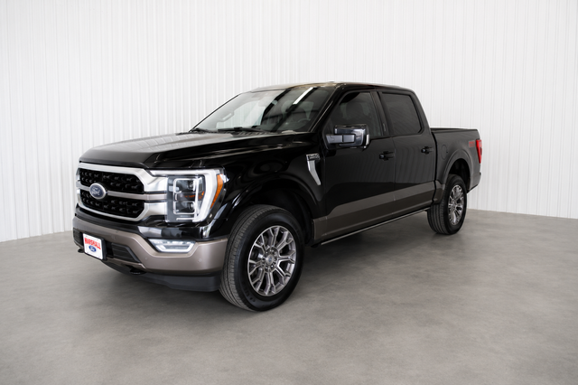 Brown 2022 Ford F-150 King Ranch SuperCrew 4WD Pickup Truck Four-Wheel Drive Automatic