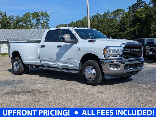 Bright White Clearcoat 2023 RAM 3500 Pickup Truck Four-Wheel Drive 6-Speed Automatic