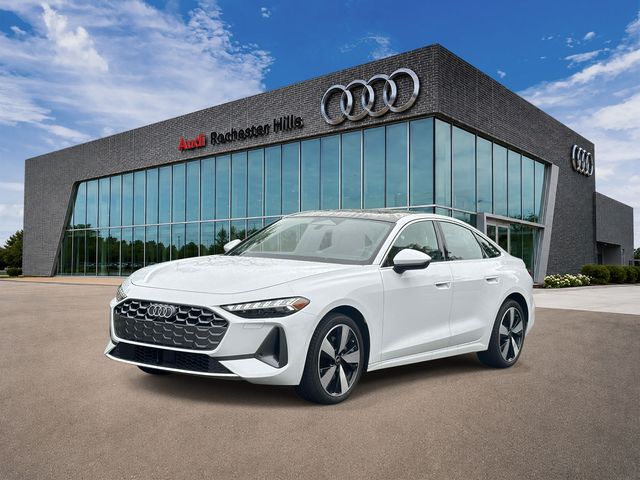 Glacier White 2025 Audi A5 Sedan All-Wheel Drive 7-Speed Automatic