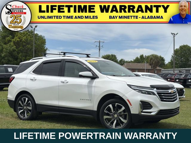White (Iridescent Pearl Tricoat) 2024 Chevrolet Equinox Premier AWD with 1LZ SUV / Crossover Four-Wheel Drive 6-Speed Automatic Overdrive