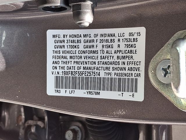 2015 Honda Civic LX  at Subaru and VW of Moon Township
