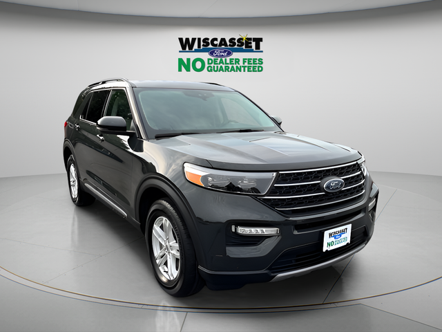 Green Metallic 2023 Ford Explorer SUV / Crossover All-Wheel Drive Automatic