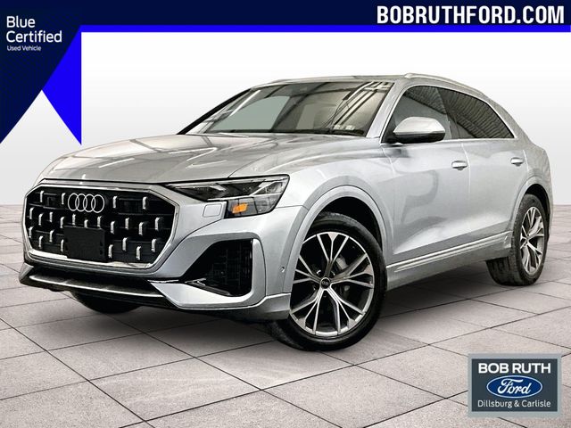 2024 Audi Q8 55 Premium Silver at Audi Porsche Sewickley