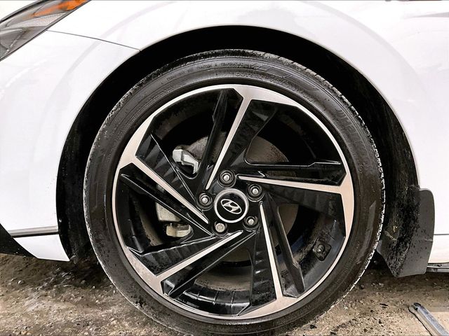 2023 Hyundai Elantra N Line White at Klick Lewis Buick Chevrolet