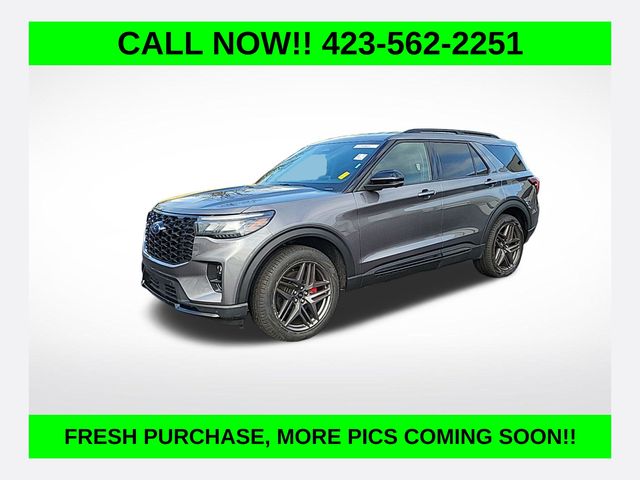 Carbonized Gray Metallic 2025 Ford Explorer ST-Line AWD SUV / Crossover All-Wheel Drive Automatic