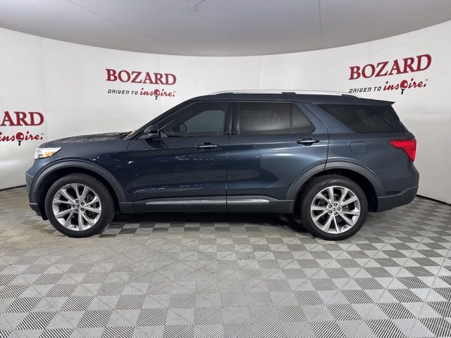 2022 Stone Blue Metallic Ford Explorer Platinum 4X4 SUV