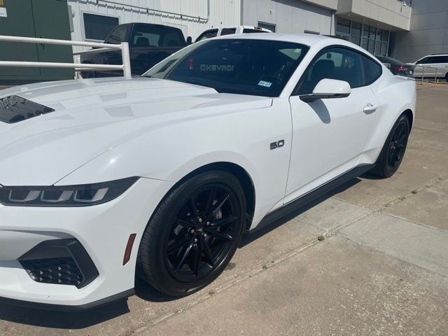 Oxford White 2024 Ford Mustang Coupe Rear-Wheel Drive Automatic