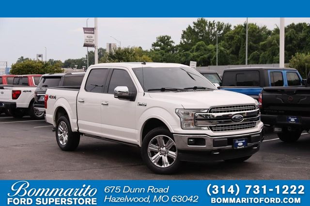 White Platinum Clearcoat Metallic 2019 Ford F-150 Pickup Truck Four-Wheel Drive Automatic