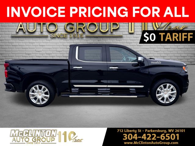 2025 Black Chevrolet Silverado 1500 High Country 4X4 Truck