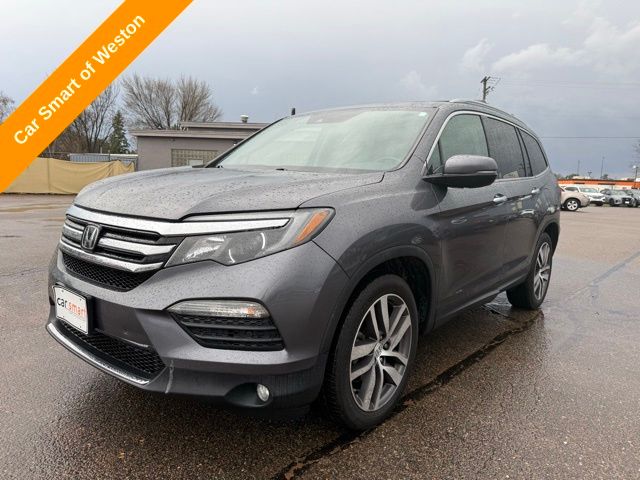 Gray 2017 Honda Pilot Touring AWD SUV / Crossover All-Wheel Drive Automatic