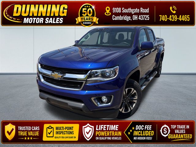 Laser Blue Metallic 2017 Chevrolet Colorado Pickup Truck Four-Wheel Drive 8-Speed Automatic