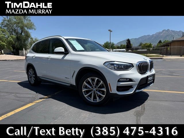 White 2018 BMW X3 SUV / Crossover All-Wheel Drive 8-Speed Automatic