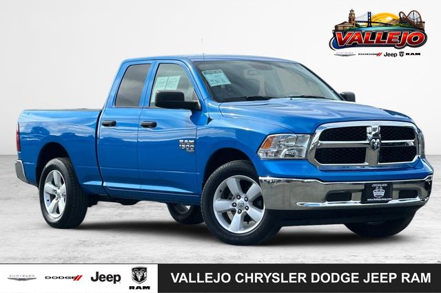 Hydro Blue Pearlcoat 2024 RAM 1500 Classic SLT Quad Cab 4WD Pickup Truck Four-Wheel Drive 8-Speed Automatic