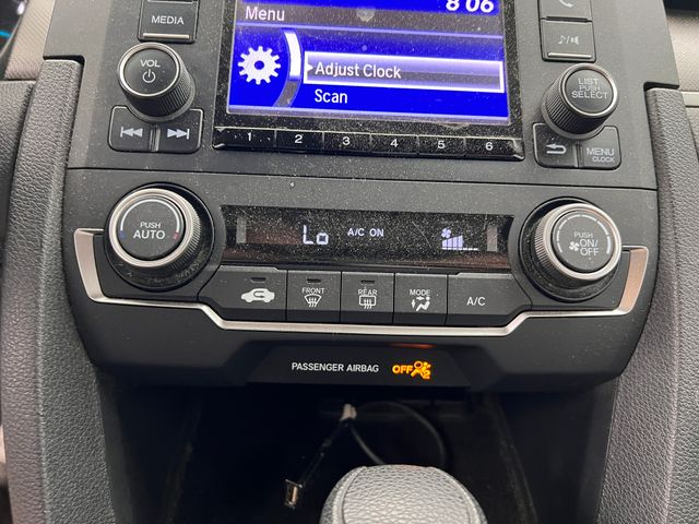 2020 Black Honda Civic LX FWD Sedan