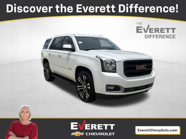White Frost Tricoat 2020 GMC Yukon SLT 4WD SUV / Crossover Four-Wheel Drive Automatic