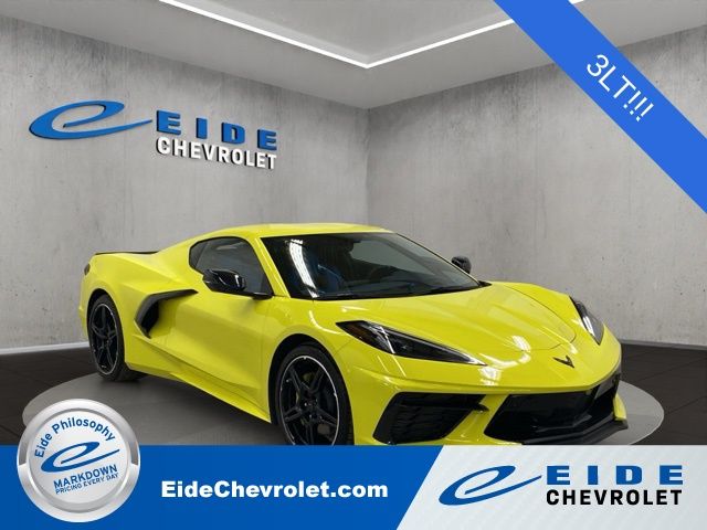 Accelerate Yellow Metallic 2023 Chevrolet Corvette Stingray 3LT Coupe RWD Coupe Rear-Wheel Drive 8-Speed Dual Clutch