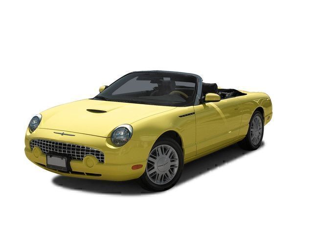 Yellow 2002 Ford Thunderbird Convertible Rear-Wheel Drive 5-Speed Automatic