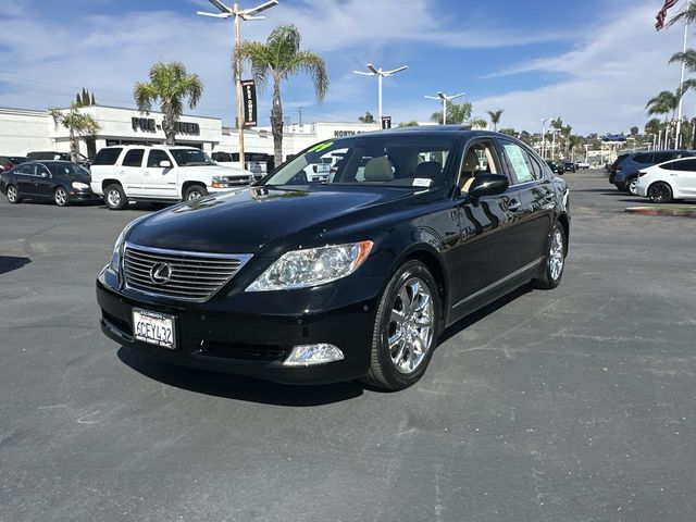 Black (Obsidian) 2009 Lexus LS 460 RWD Sedan Rear-Wheel Drive 8-Speed Automatic