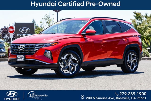 Calypso Red 2023 Hyundai Tucson SUV / Crossover All-Wheel Drive 8-Speed Automatic