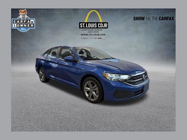 Rising Blue Metallic 2024 Volkswagen Jetta SE FWD Sedan Front-Wheel Drive 8-Speed Automatic