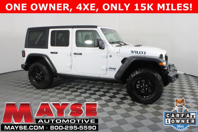 Bright White Clearcoat 2025 Jeep Wrangler 4xe Willys 4WD SUV / Crossover Four-Wheel Drive 8-Speed Automatic