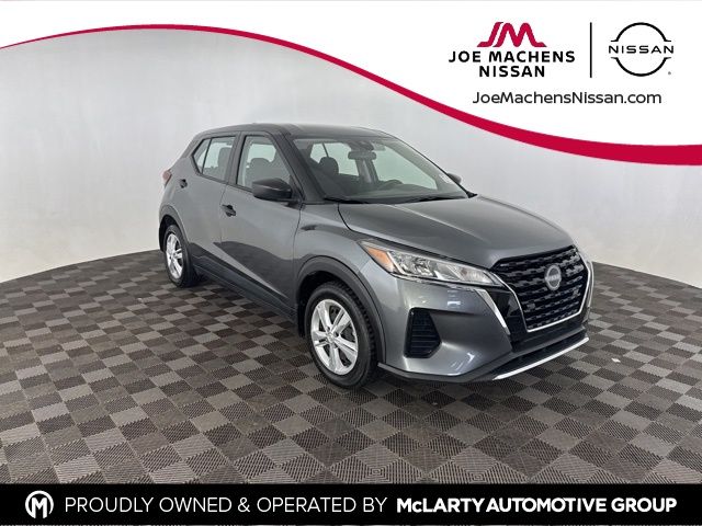Gray (Gun Metallic) 2024 Nissan Kicks S FWD SUV / Crossover Front-Wheel Drive Continuously Variable Transmission