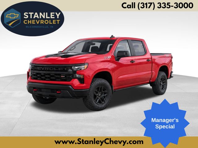 Red 2026 Chevrolet Silverado 1500 Pickup Truck Four-Wheel Drive Automatic