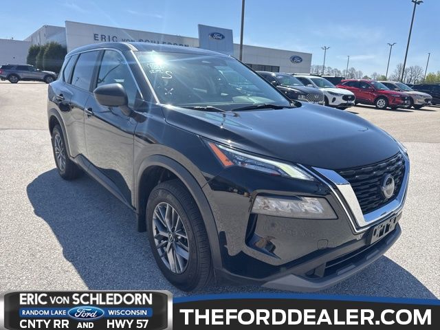 Super Black 2023 Nissan Rogue SUV / Crossover All-Wheel Drive Continuously Variable Transmission