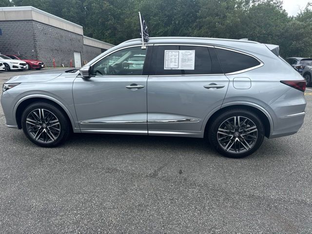 2026 Acura MDX Advance Package - Solar Silver Metallic exterior view 5