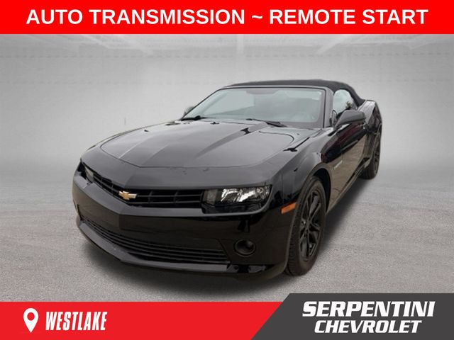 Black 2015 Chevrolet Camaro Convertible Rear-Wheel Drive 6-Speed Automatic