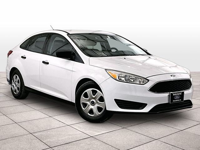 2018 Ford Focus S White at Phil Fitts Ford
