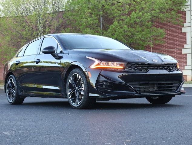Black 2021 Kia K5 GT-Line FWD Sedan Front-Wheel Drive Automatic