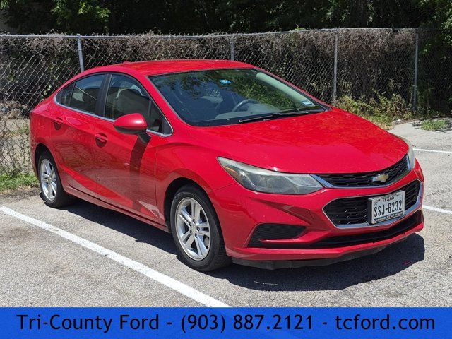 Red Hot 2016 Chevrolet Cruze Sedan Front-Wheel Drive 6-Speed Automatic